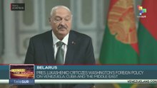Pres. Lukashenko criticizes Washington´s policy on Venezuela, Cuba and the Middle East