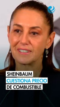 Sheinbaum cuestiona alza en precio del diésel y anuncia reunión con gasolineros