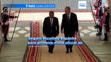 Seguro em Madrid com Felipe VI: presidente da República quer mais empresas portuguesas em Espanha