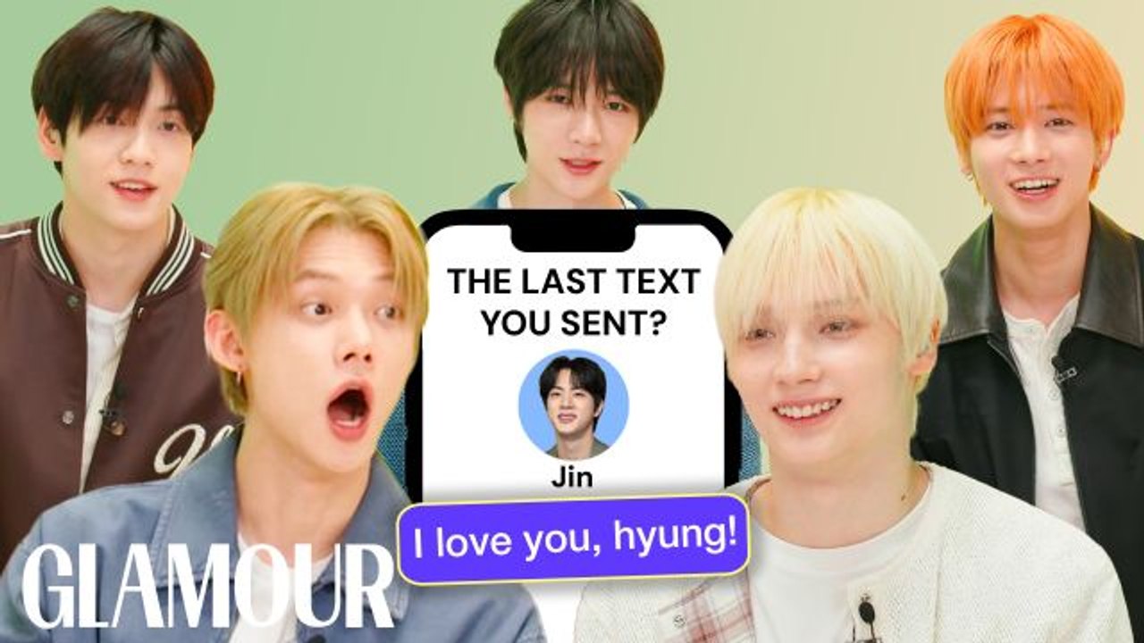 TXT Reveal What's On Their Phones