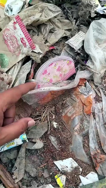 Small bag in trash #foundmoney #moneybag #restoration #reels