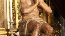 Veneración de N.P.J. de las Penas en la Hermandad de la Estrella