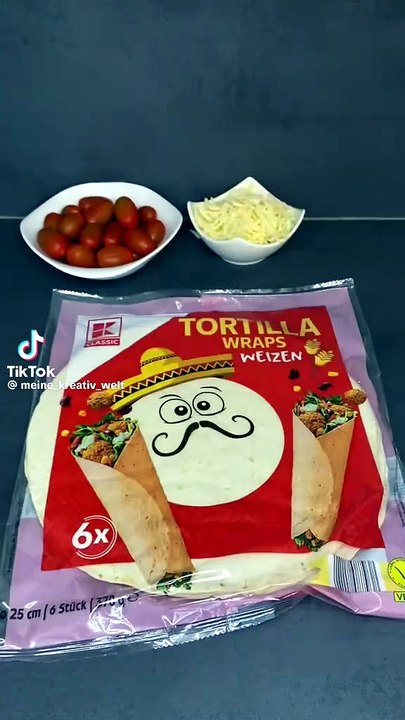 Lecker gefüllte Tortillas