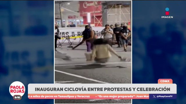 Inauguran ciclovía La Gran Tenochtitlán entre protestas y aplausos | DPC con Paola Rojas