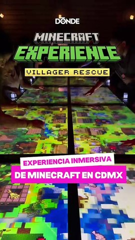Experiencia inmersiva de Minecraft en CDMX