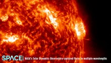 Sun Erupts With Multiple X-Class Solar Flares Captured In A 4K Spacecraft Time-Lapse