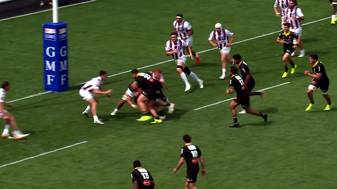 TOP 14 - Essai de Semi LAGIVALA (SR) - Stade Rochelais - Union Bordeaux-Bègles