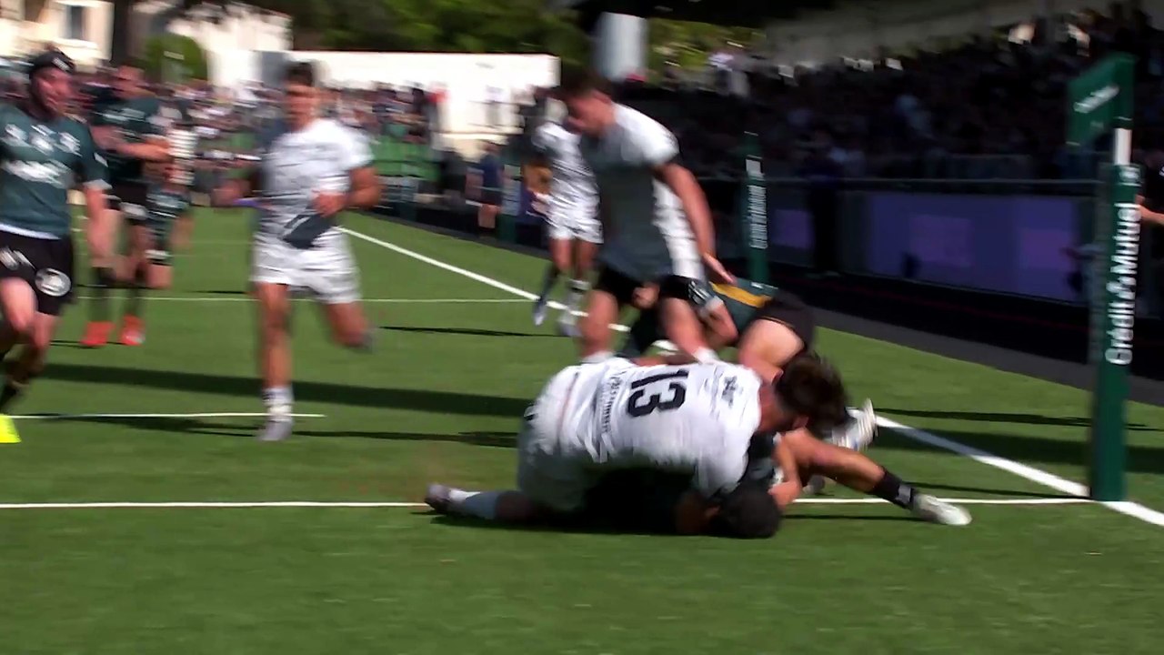 TOP 14 - Essai de Thomas FORTUNEL (USM) - US Montauban - RC Toulon