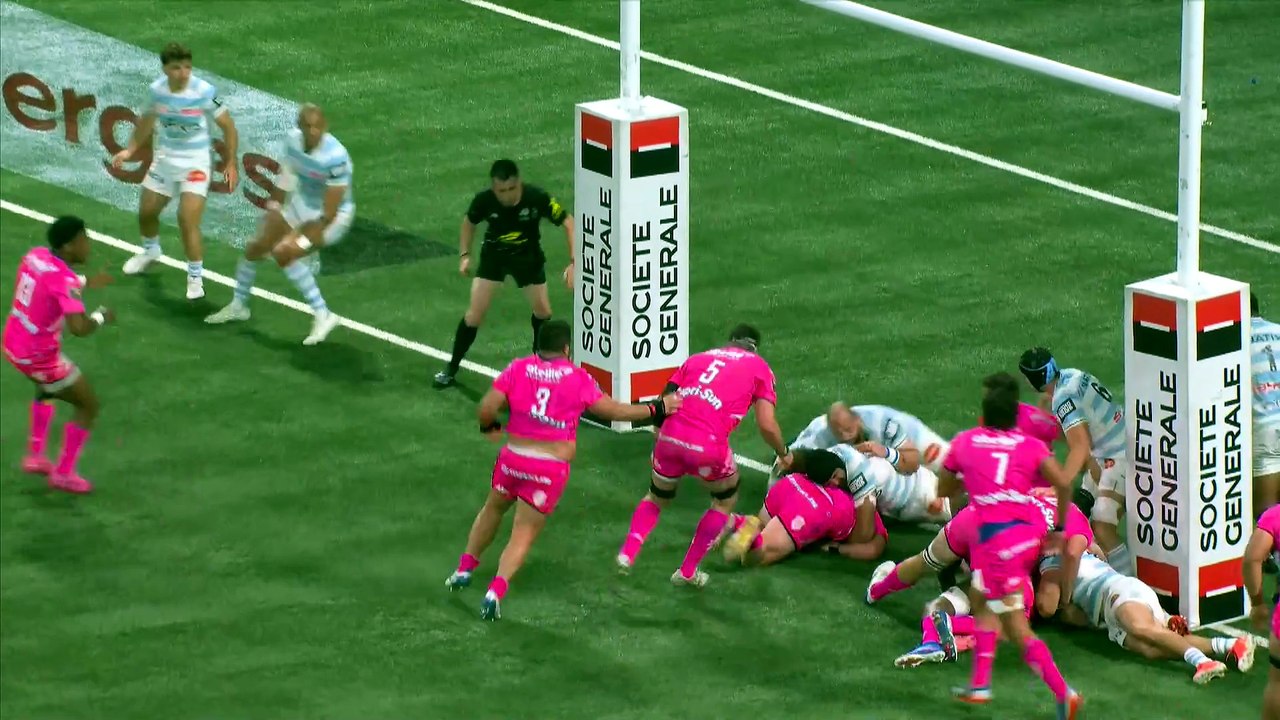 TOP 14 - Essai de Giorgi MELIKIDZE (SFP) - Racing 92 - Stade Français Paris