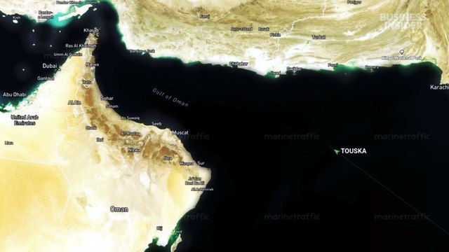 Tensions are rising as ship traffic slows in the Strait of Hormuz
