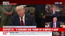 Négociations avec l'Iran: "Ça fait cinq semaines que Trump dit n'importe quoi", déclare Vincent Desportes, ancien directeur de l'École de guerre