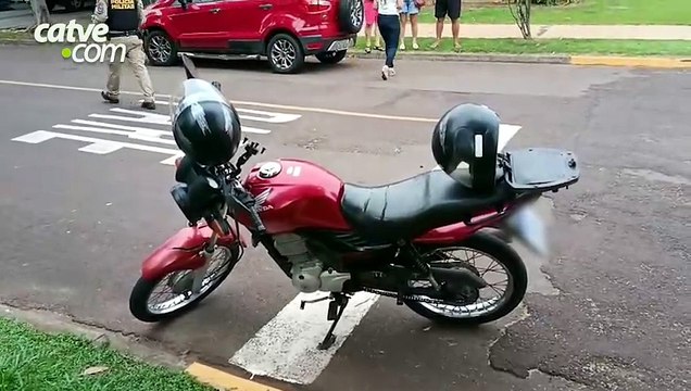 Motociclista fica ferido em acidente no Jardim Gisela em Toledo