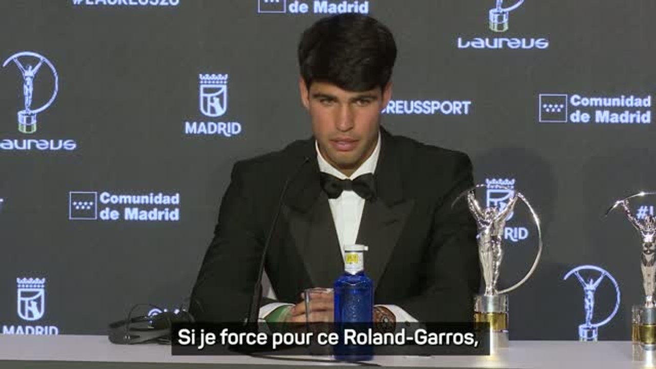 Roland-Garros - Alcaraz jette le doute sur sa participation : "Si je force, cela pourrait me nuire"