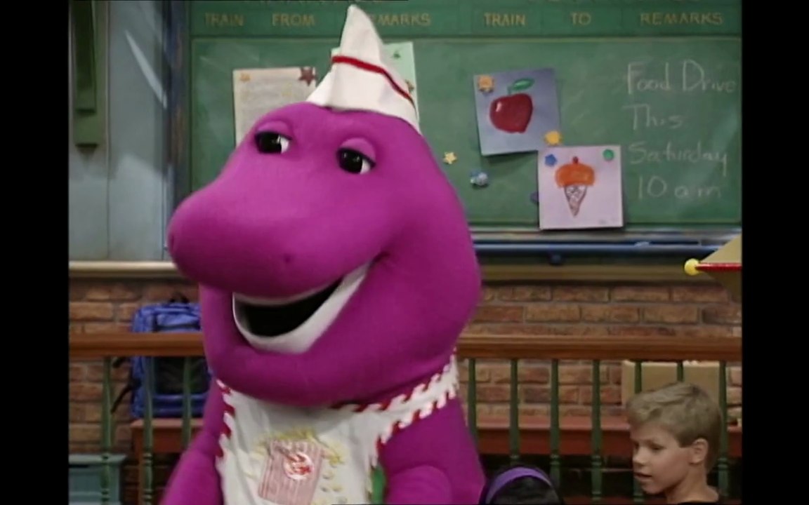 PBS Kids Barney And Friends The Popcorn Song...mp4