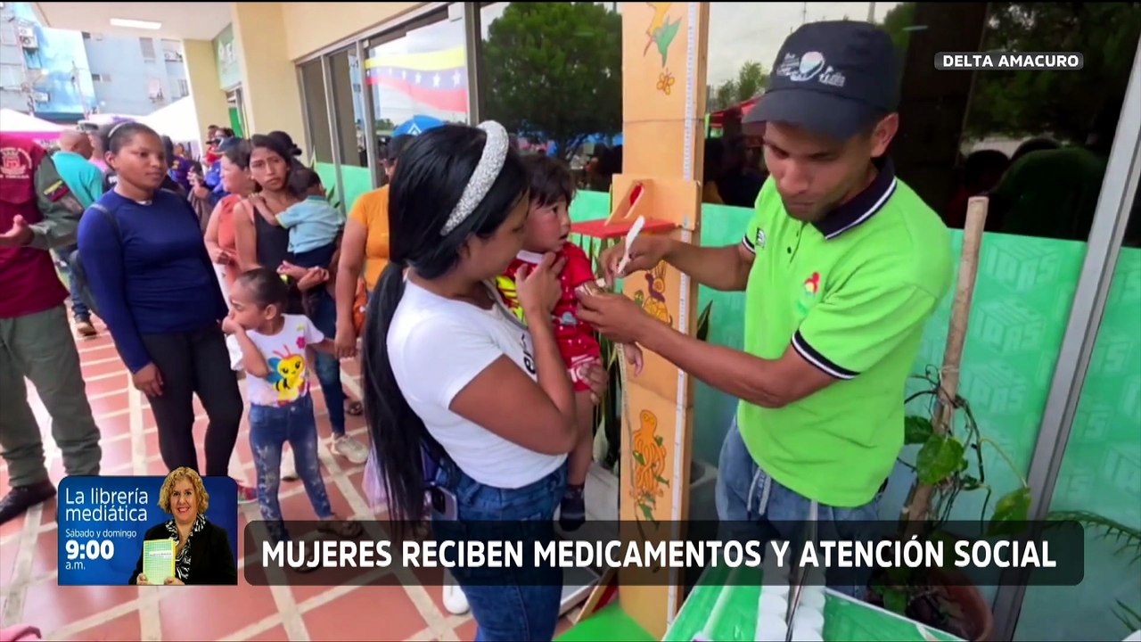 Féminas de Delta Amacuro fueron beneficiadas con jornada de atención integral