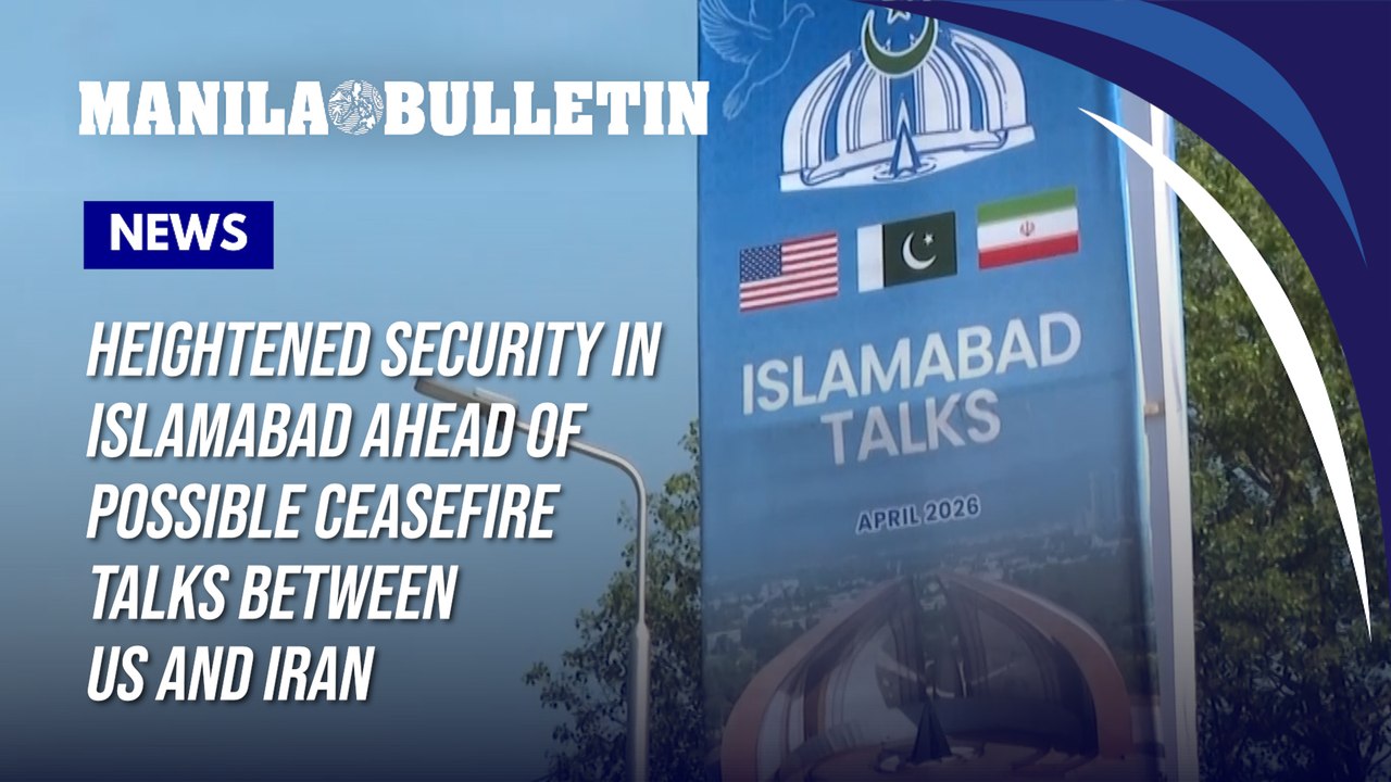 Heightened security in Islamabad ahead of possible ceasefire talks between US and Iran