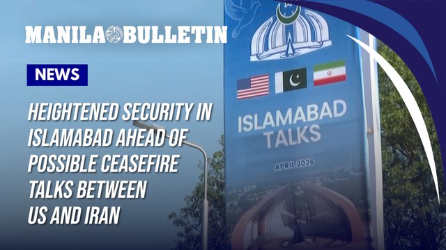 Heightened security in Islamabad ahead of possible ceasefire talks between US and Iran