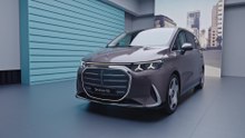 The new Mercedes-Benz VLE 300 electric in Velvet brown Design Preview