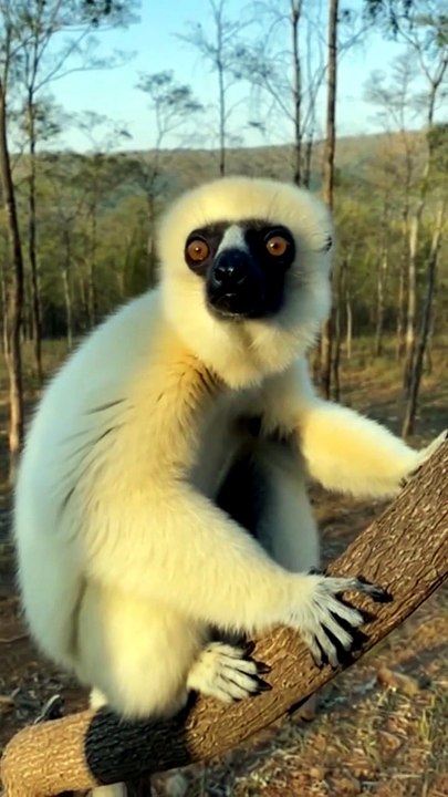 sweet voice of Coquerel's sifaka, a critically endangered lemur 