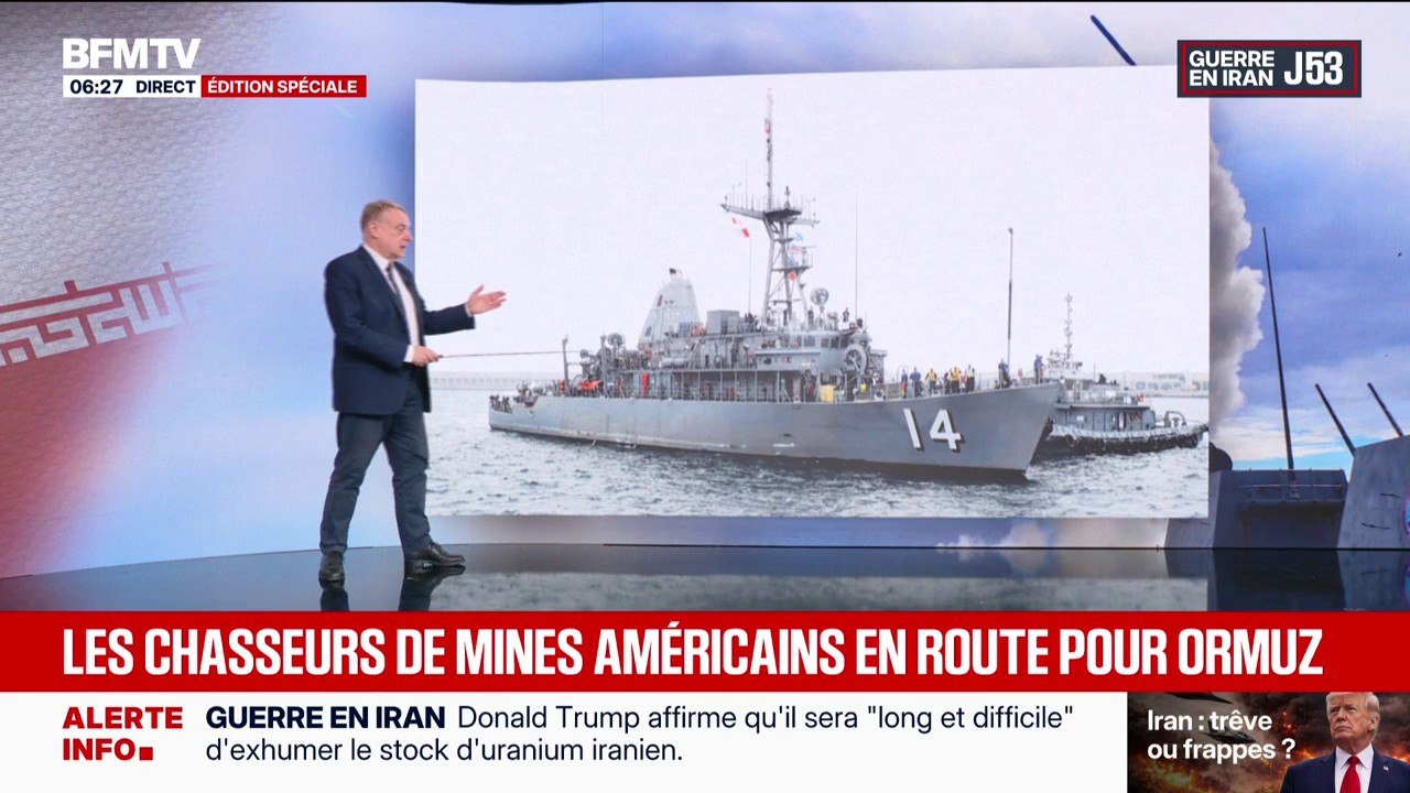 En route vers le détroit d'Ormuz, comment fonctionnent les bateaux chasseurs de mines américains?