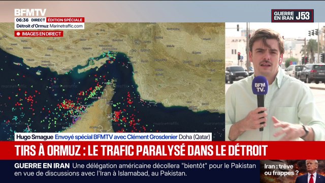 Guerre au Moyen-Orient: après les tirs sur un cargo iranien par l'armée américaine dans le détroit d'Ormuz, le trafic maritime toujours paralysé