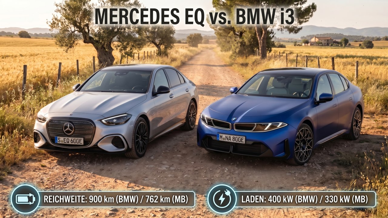 Neue Klasse BMW i3 NA0 gegen Mercedes C-Klasse EQ im Check
