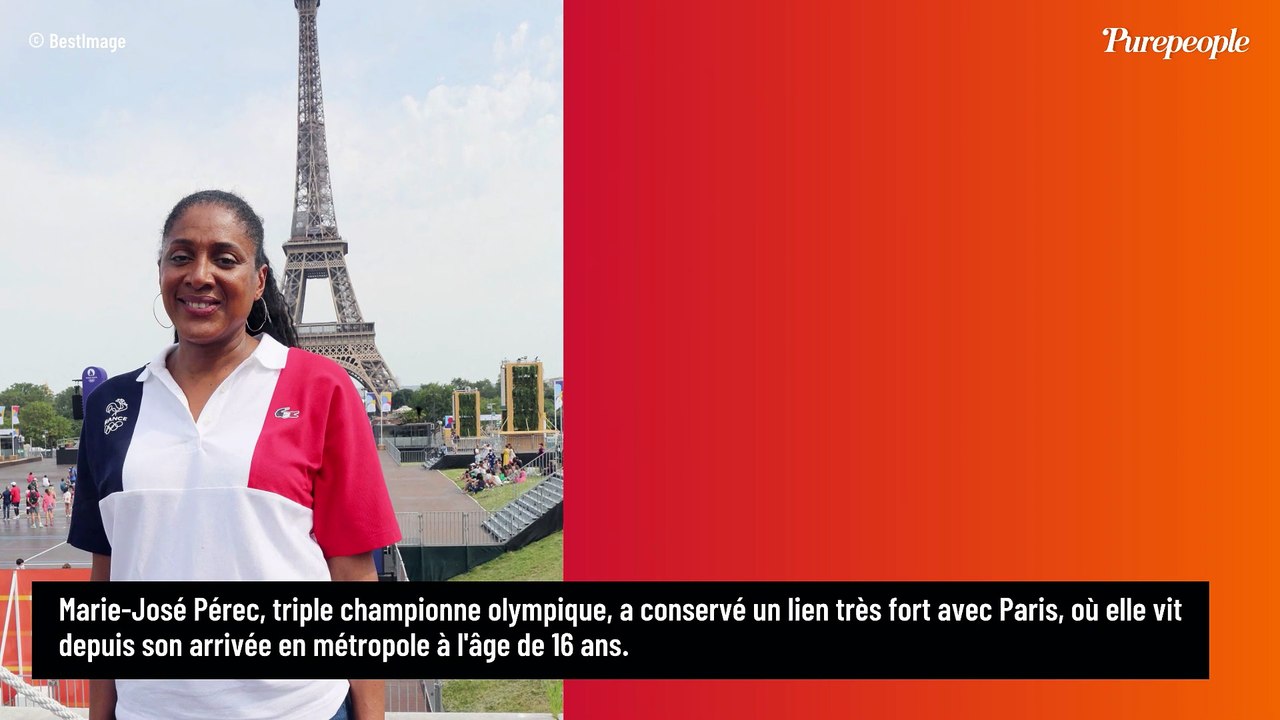 Marie-José Pérec a posé ses valises dans le 17e arrondissement de Paris où elle a ses petites habitudes, "Je ne m'en lasse jamais"