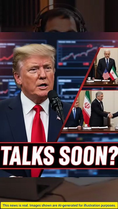 Trump Says Iran Talks Could Begin Soon
