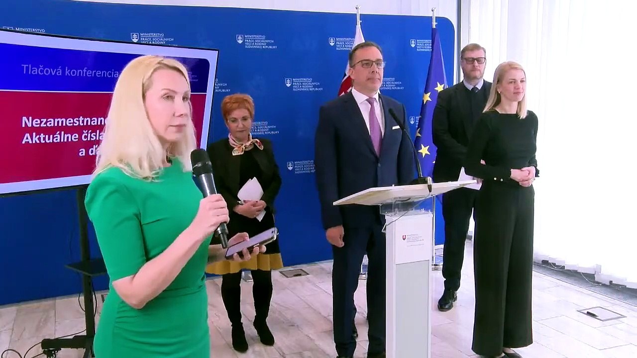 ZÁZNAM: E. Tomáš: Miera nezamestnanosti v marci klesla, PDU dosiahol 4,03 %