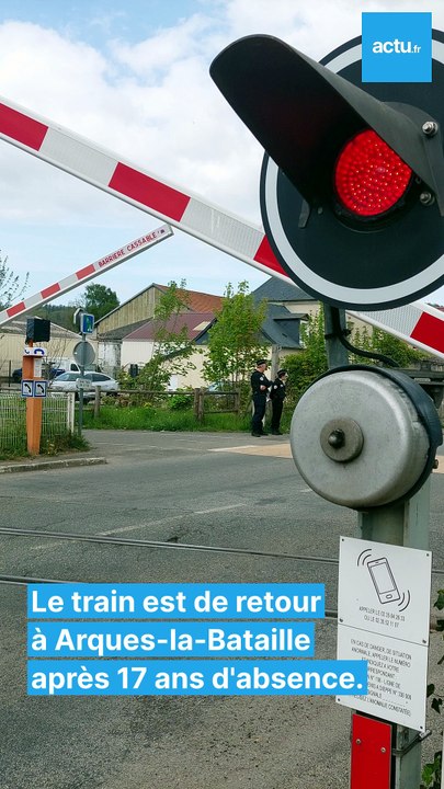 Après 17 ans d'absence, le train repasse à Arques-la-Bataille