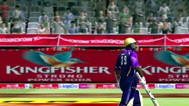 RCB VS KKR IPL . ASHES CRICKET 2009 IPL PATCH