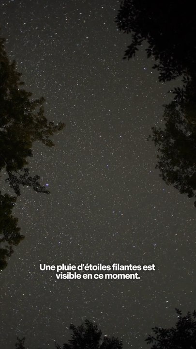 Une pluie d’étoiles filantes visible en ce moment ! ☄️