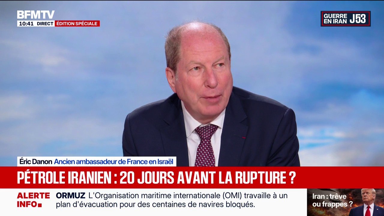 Guerre au Moyen-Orient: "Plus ça dure, plus vous voyez des divisions à la tête de l'Iran, entre ceux qui veulent négocier et ceux qui ne veulent pas", déclare Éric Danon, ancien ambassadeur de France en Israël