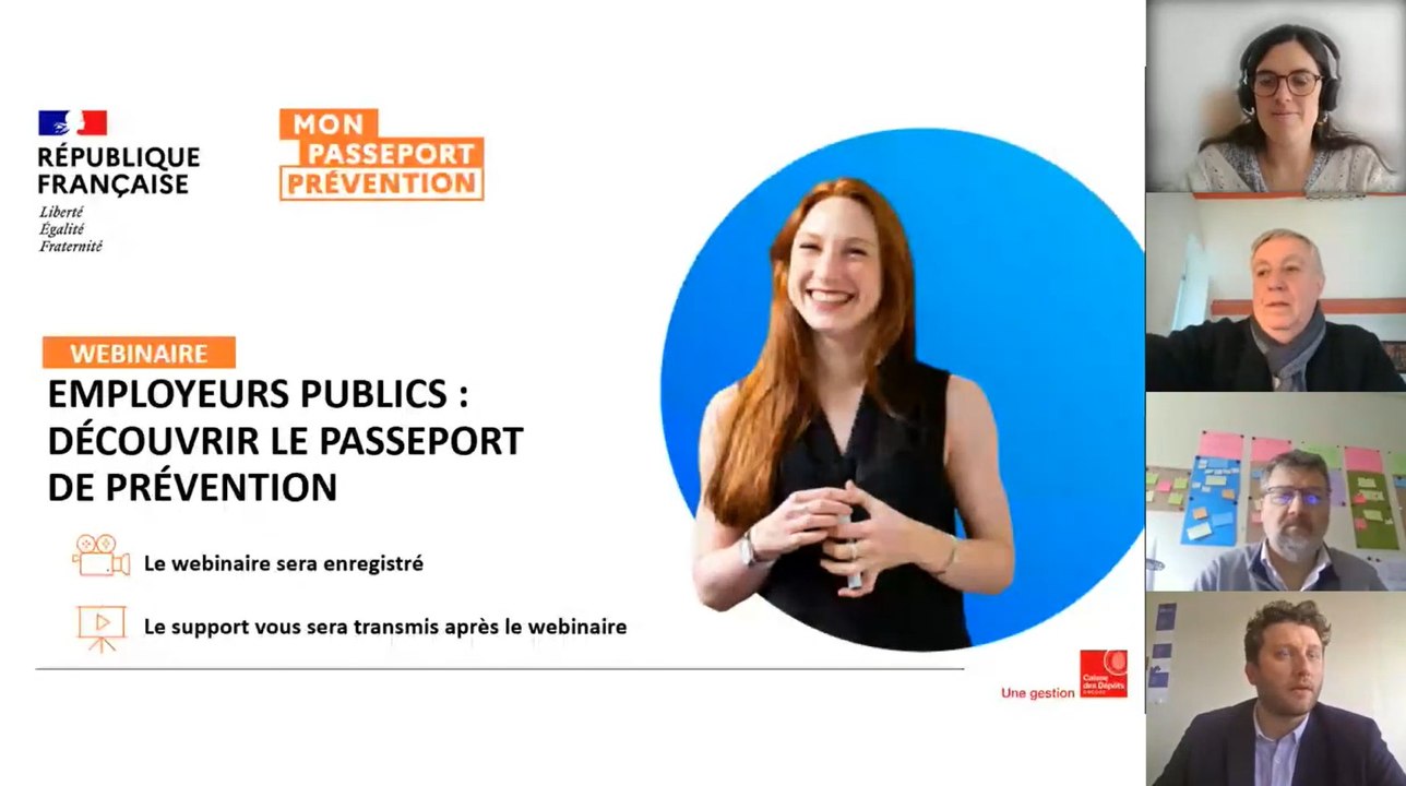 Webinaire - Présentation du Passeport de prévention – Employeur public
