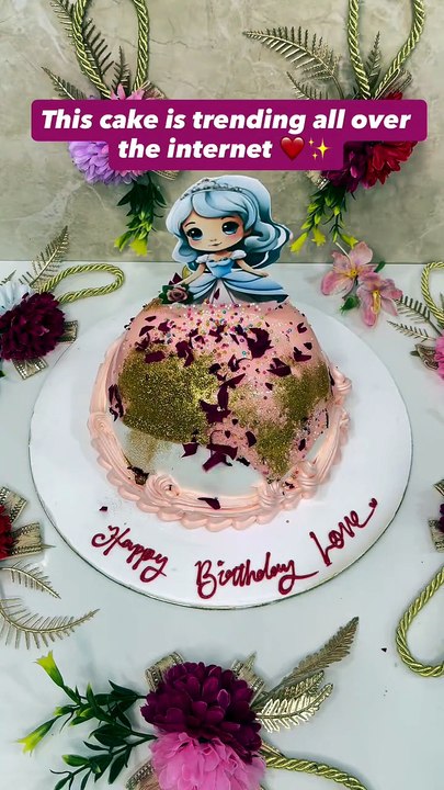 Enchanting Pull-Me-Up Doll Cake – Interactive Birthday Surprise