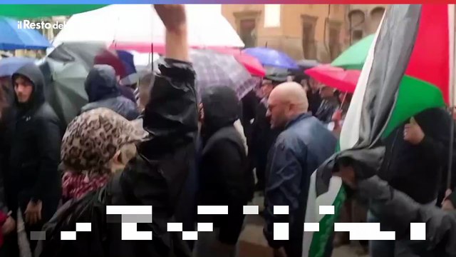 Tensione tra attivisti Pro Pal e rappresentanti della Comunità ebraica. Video