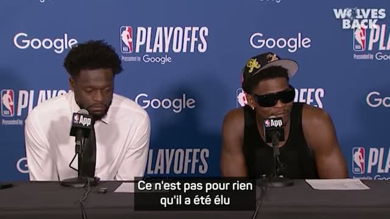 Timberwolves - Edwards : "On ne forme que la moitié d’une équipe quand Gobert est sur le banc"