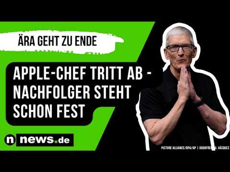 Tim Cook beendet Ära: Apple-Chef tritt ab - Nachfolger steht schon fest