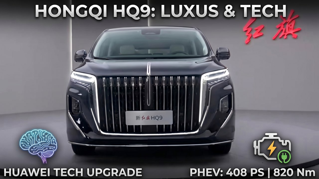 2026 Hongqi HQ9 PHEV mit 408 PS und 73 km E-Reichweite