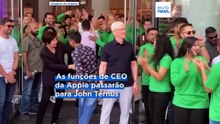 Tim Cook nomeia sucessor ao deixar cargo de CEO da Apple