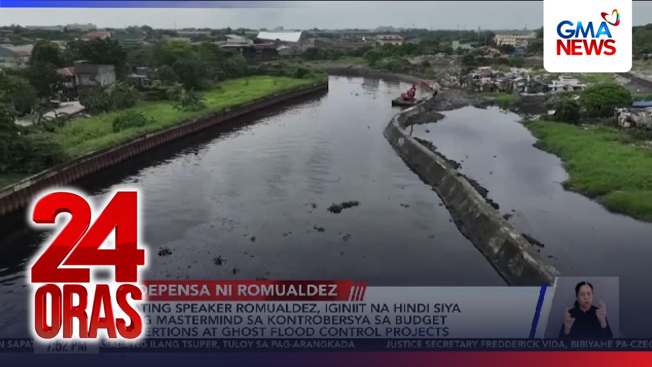 Dating Speaker Romualdez, iginiit na hindi siya ang mastermind sa kontrobersya sa budget insertions at ghost flood control projects | 24 Oras