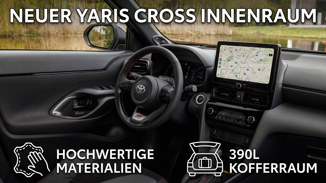 Toyota Yaris Cross 2026 Interieur: Kompakt-SUV wird deutlich edler