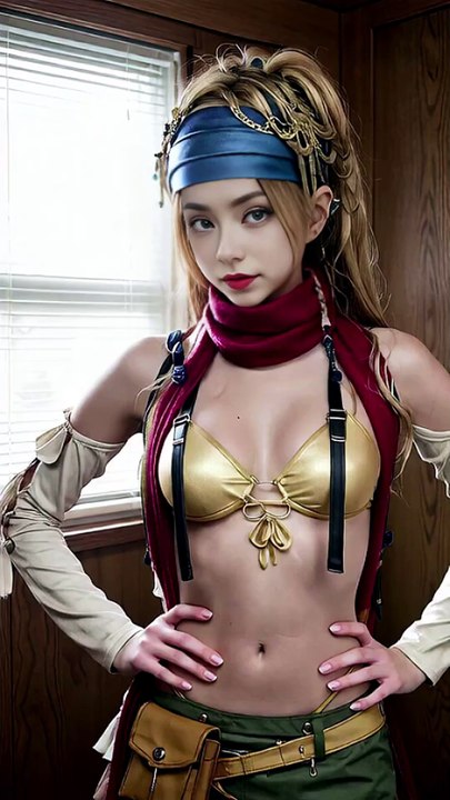 AI Girl Dance 1927 - Riku of Final Fantasy X-2 Realistic Character Dance