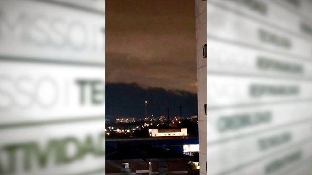 Luzes misteriosas no céu de Belém