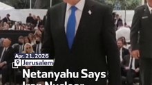 Netanyahu Says Iran Nuclear Threat Removed