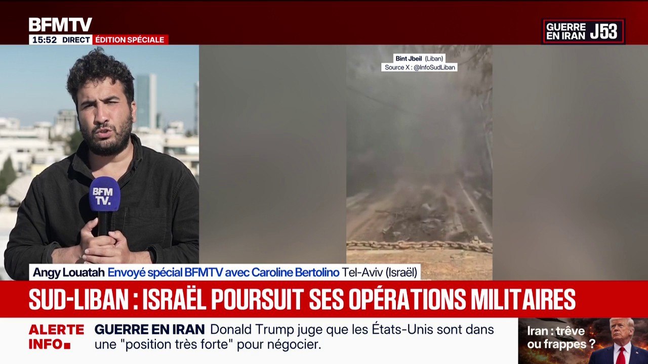 Sud-Liban: Israël poursuit ses opérations militaires malgré le cessez-le-feu