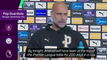 City and Arsenal can't drop points in title race - Guardiola