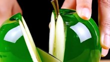 Glass Apple Slicing ASMR