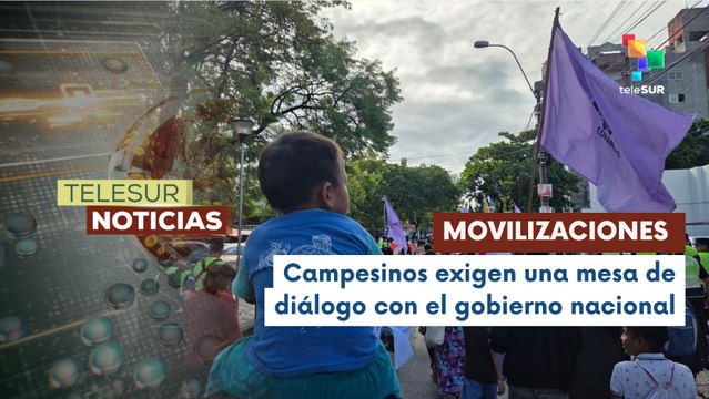 Organizaciones campesinas e indígenas de Paraguay inician movilizaciones
