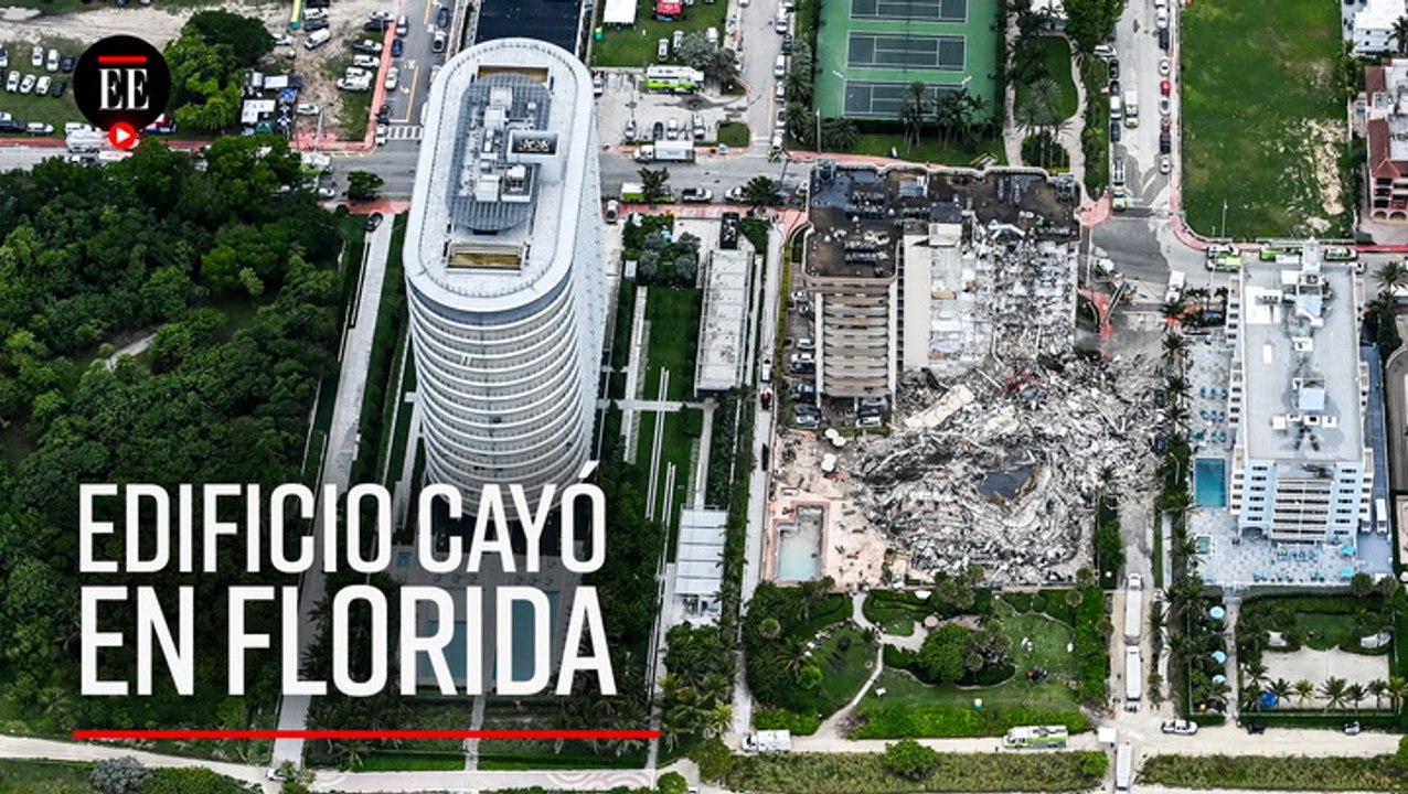 Derrumbe de edificio en Florida deja al menos 18 latinoamericanos desparecidos
